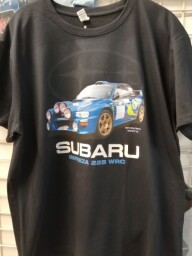 Triko s potiskem Subaru 